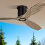 1_52" Visual Comfort Collins Pewter Outdoor Hugger Smart Ceiling Fan