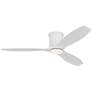 1_52" Visual Comfort Collins White Outdoor Hugger LED Smart Fan