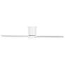 3_52" Visual Comfort Collins White Outdoor Hugger LED Smart Fan more views