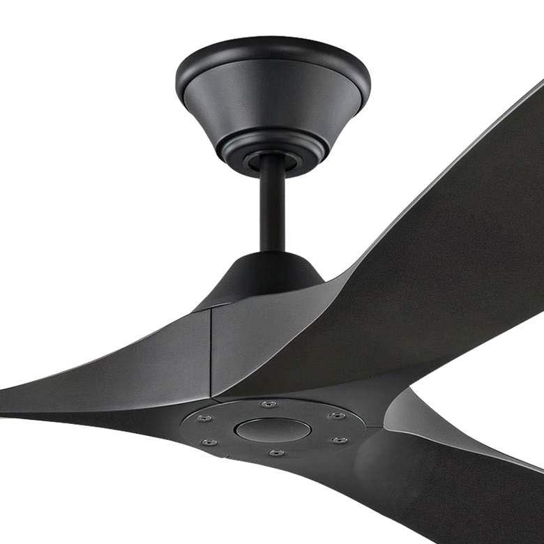 Image 4 52" Visual Comfort Maverick Coastal Black Ceiling Fan with Remote more views