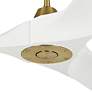 3_52" Visual Comfort Maverick II Brass White DC Ceiling Fan with Remote more views