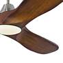 3_52" Visual Comfort Maverick II Brushed Steel LED Fan with Remote more views