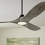1_52" Visual Comfort Maverick II Oak Pewter Ceiling Fan with Remote