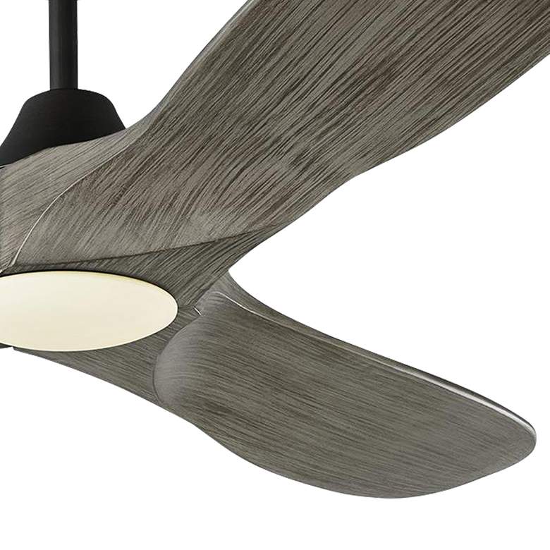 Image 3 52" Visual Comfort Maverick II Oak Pewter Ceiling Fan with Remote more views