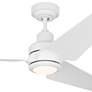 2_52" Visual Comfort Ruhlmann Matte White Smart CCT LED Ceiling Fan more views
