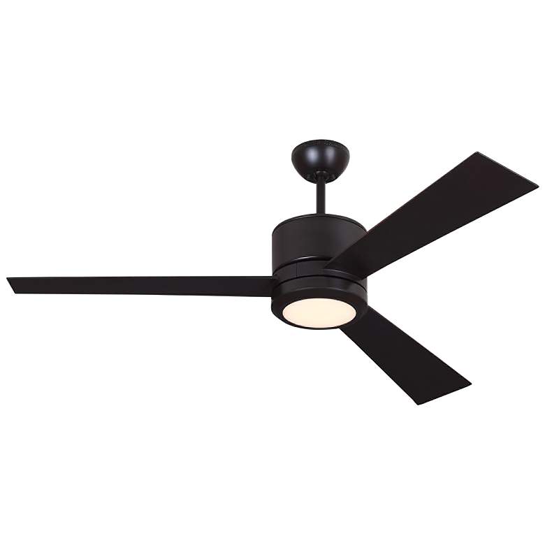 Image 2 52" Visual Comfort Vision LED Bronze Ceiling Fan with Remote