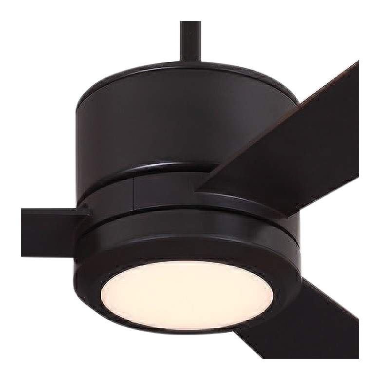 Image 3 52" Visual Comfort Vision LED Bronze Ceiling Fan with Remote more views