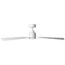 52" WAC Clean Matte White Smart Wet Ceiling Fan with Remote