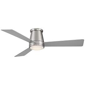 Image3 of 52" WAC Hug Brushed Nickel LED Smart Ceiling Fan