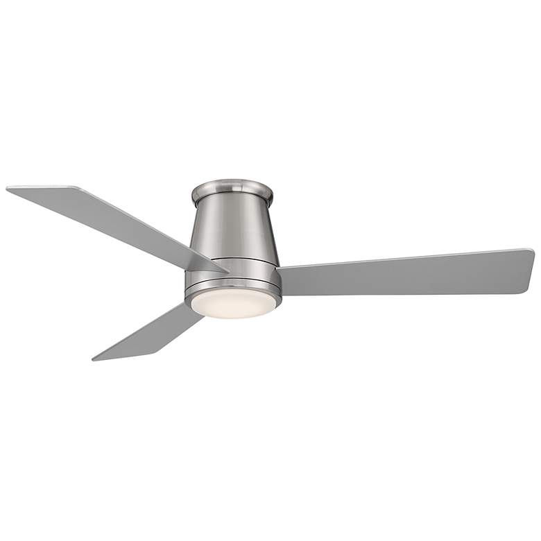 Image 3 52" WAC Hug Brushed Nickel LED Smart Ceiling Fan