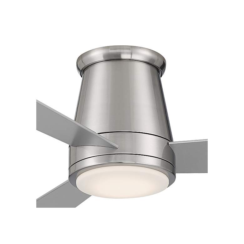 Image 4 52" WAC Hug Brushed Nickel LED Smart Ceiling Fan more views