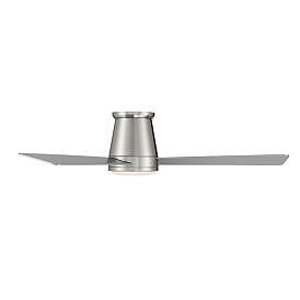 Image5 of 52" WAC Hug Brushed Nickel LED Smart Ceiling Fan more views