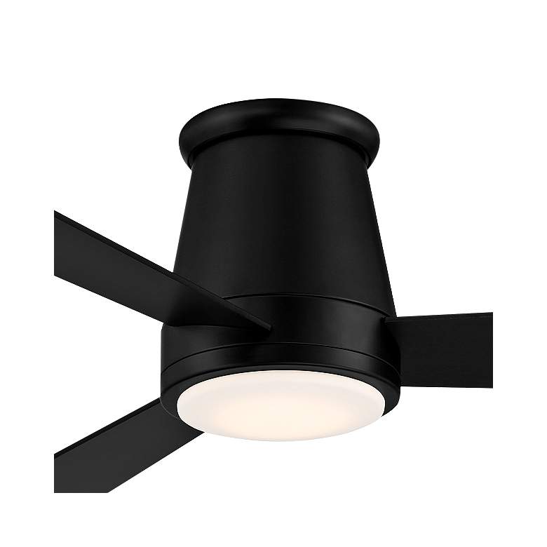 Image 2 52" WAC Hug Matte Black Hugger Ceiling Fan more views