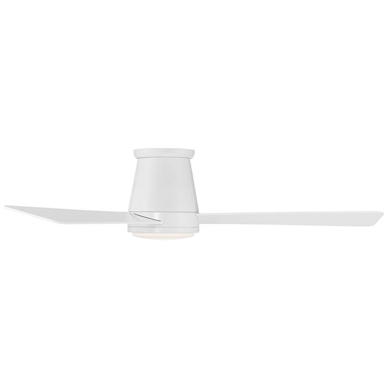 Image 2 52 inch WAC Hug Matte White LED Hugger Smart Ceiling Fan more views