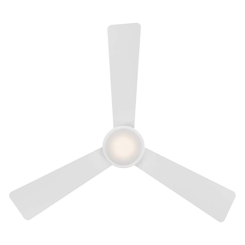 Image 3 52" WAC Hug Matte White LED Hugger Smart Ceiling Fan more views