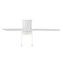 Thumbnail2 of 52" WAC Limited Atlantis Matte White LED Hugger Pull Chain Ceiling Fan more views