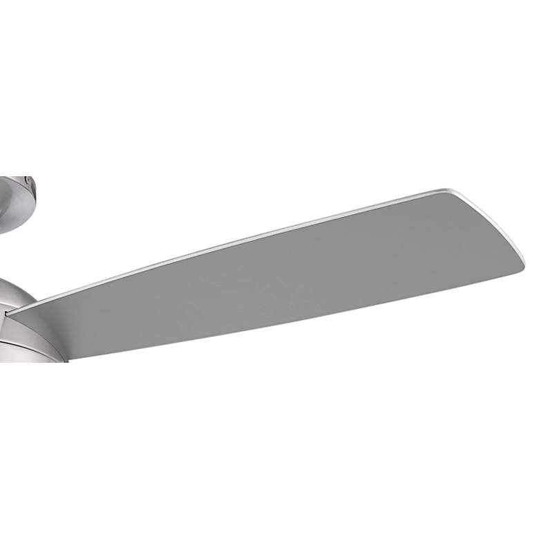 Image 3 52 inch WAC Odyssey Flush Brushed Nickel LED Smart Ceiling Fan more views