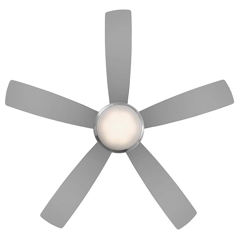 Image 6 52" WAC Odyssey Flush Brushed Nickel LED Smart Ceiling Fan more views