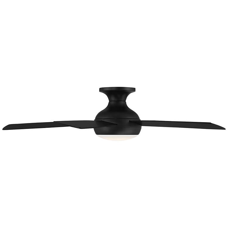 Image 6 52 inch WAC Odyssey Flush Matte Black LED Smart Ceiling Fan more views