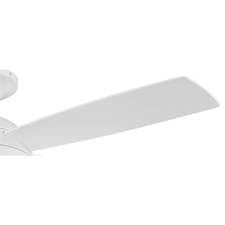 Image 3 52" WAC Odyssey Flush Matte White LED Smart Ceiling Fan more views
