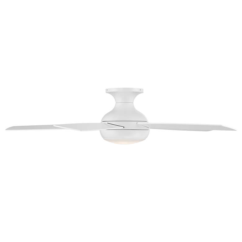 Image 3 52" WAC Odyssey Flush Matte White LED Smart Ceiling Fan more views
