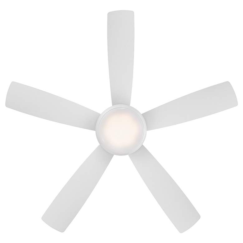 Image 4 52 inch WAC Odyssey Flush Matte White LED Smart Ceiling Fan more views