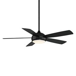 52&quot; WAC Odyssey Matte Black LED Smart Ceiling Fan