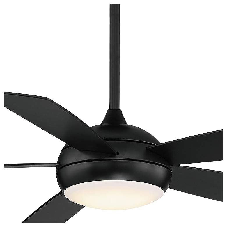 Image 2 52" WAC Odyssey Matte Black LED Smart Ceiling Fan more views
