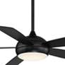 52" WAC Odyssey Matte Black LED Smart Ceiling Fan