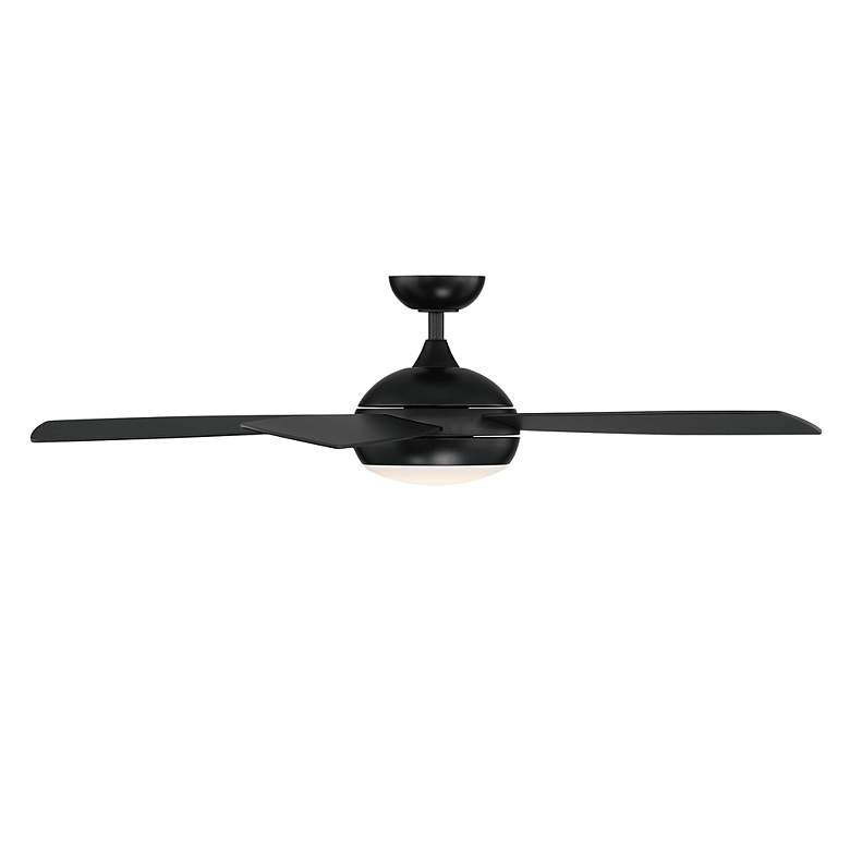 Image 5 52" WAC Odyssey Matte Black LED Smart Ceiling Fan more views