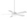 52" WAC Odyssey Matte White LED Smart Ceiling Fan