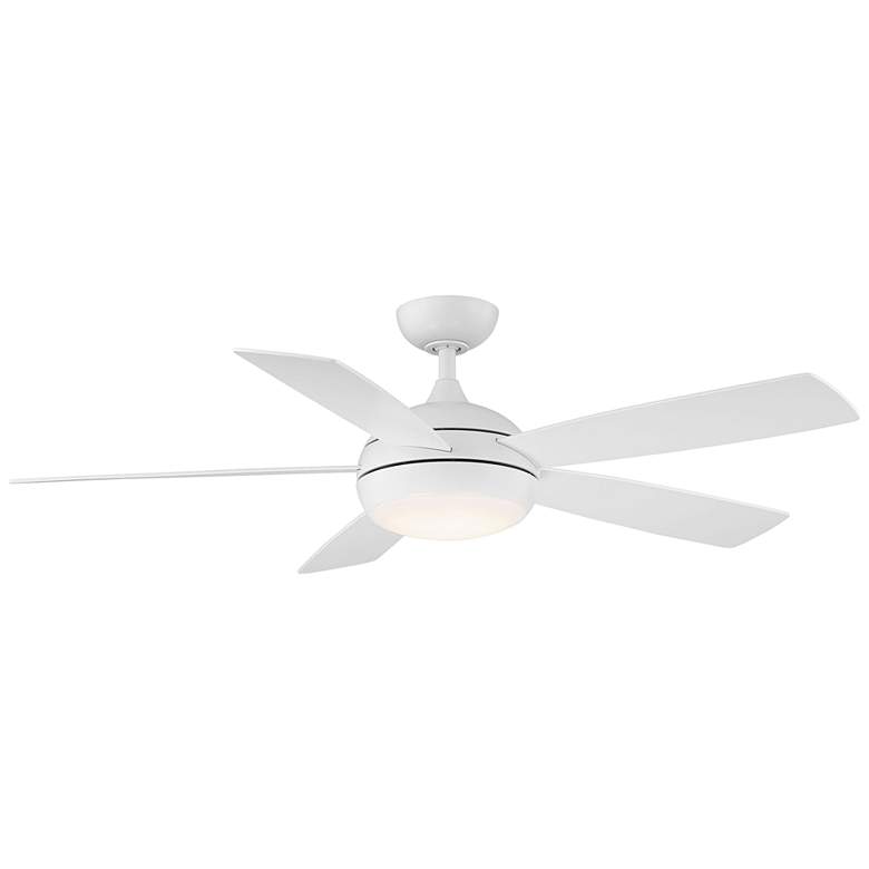 Image 4 52" WAC Odyssey Matte White LED Smart Ceiling Fan more views