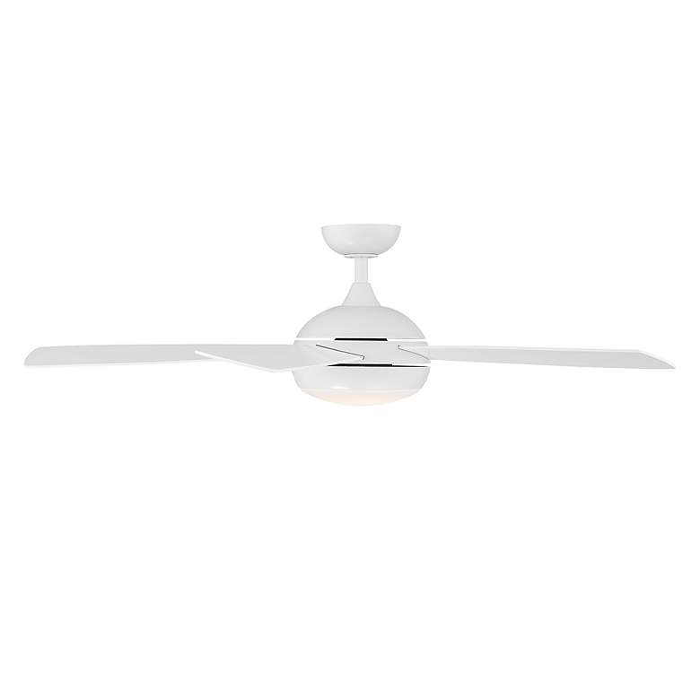 Image 6 52" WAC Odyssey Matte White LED Smart Ceiling Fan more views