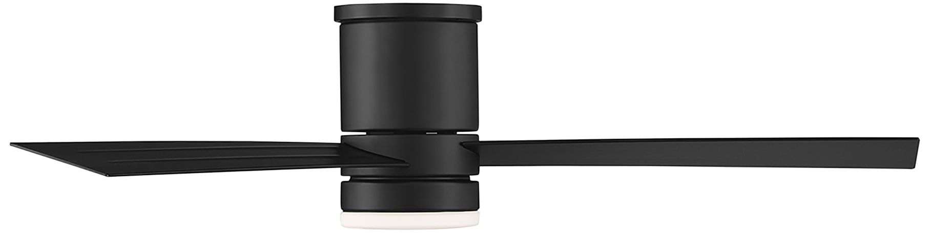 Image 3 52" WAC San Francisco Black Wet Rated LED Hugger Smart Ceiling Fan more views