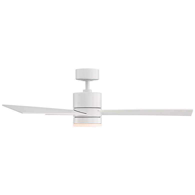 Image 6 52 inch WAC San Francisco Matte White LED Wet Rated Smart Ceiling Fan more views