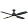 52" Wind River Aeris Matte Black Indoor Remote CCT LED Ceiling Fan
