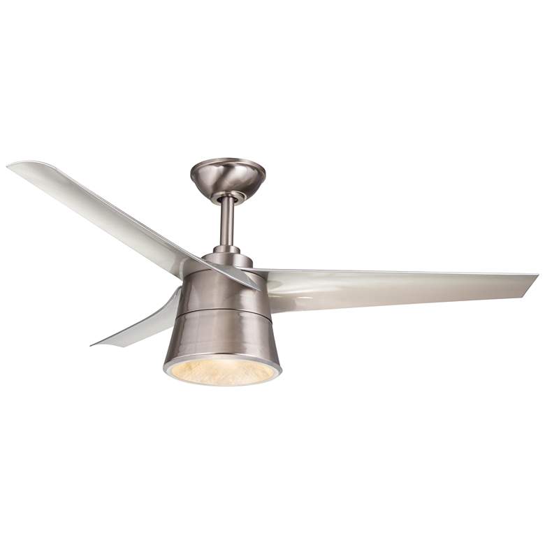 Image 1 52" Wind River Cylon Stainless Steel Indoor Remote LED Ceiling Fan