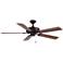 52" Wind River Dalton Oiled Bronze Indoor Pull-Chain Ceiling Fan