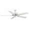 52" Wind River Dalton White Indoor Pull-Chain Ceiling Fan