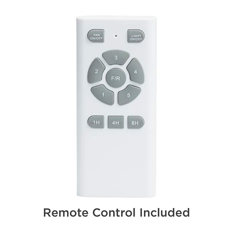 Image 5 52" Windspun Black and Walnut LED Ceiling Fan with Remote Control more views