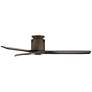 52" Windspun Bronze and Black DC Hugger Ceiling Fan with Remote