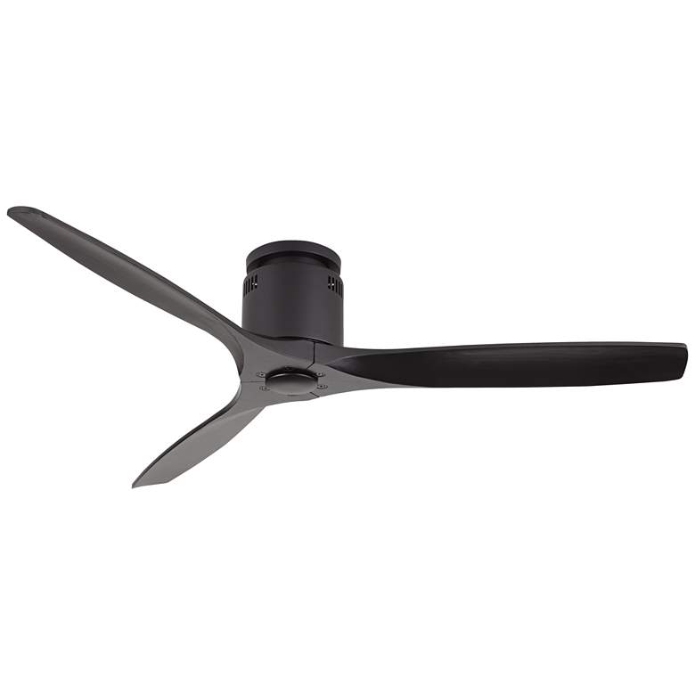 Image 2 52 inch Windspun Matte Black - DC Hugger Ceiling Fan with Remote Control