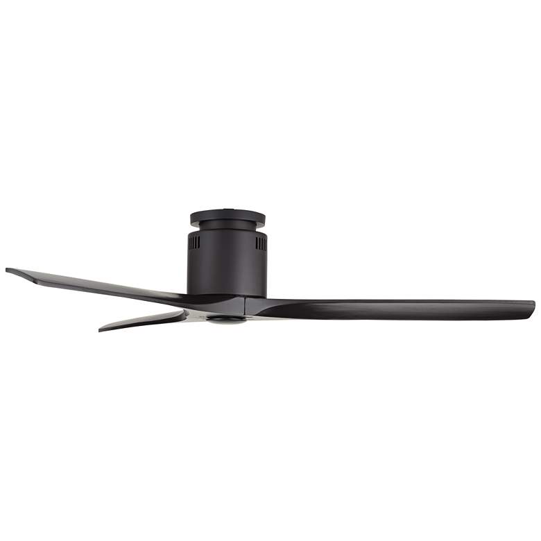 Image 6 52" Windspun Matte Black - DC Hugger Ceiling Fan with Remote Control more views