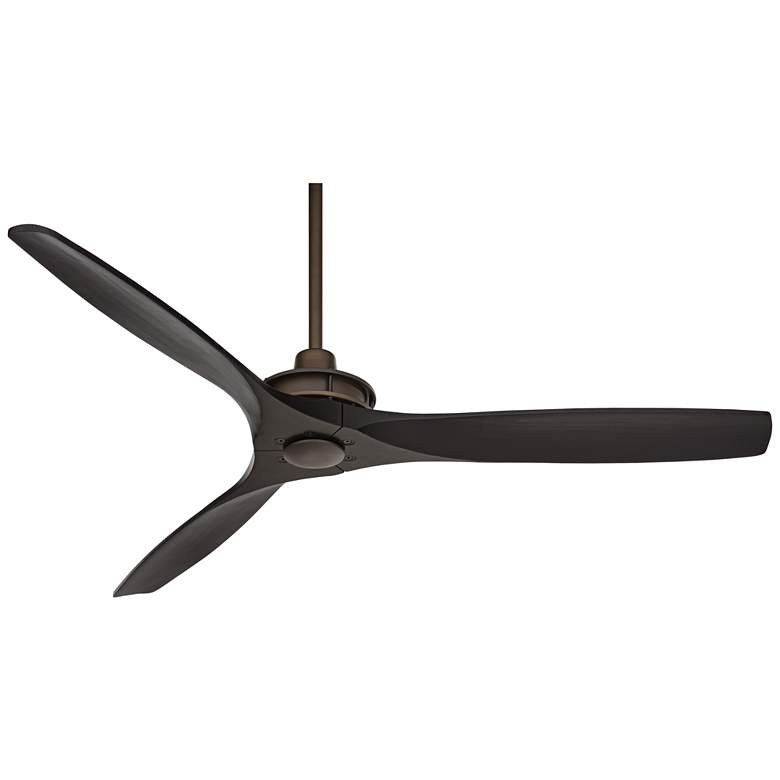 Image 2 52 inch Windspun Oil Rubbed Bronze and Matte Black Ceiling Fan with Remote