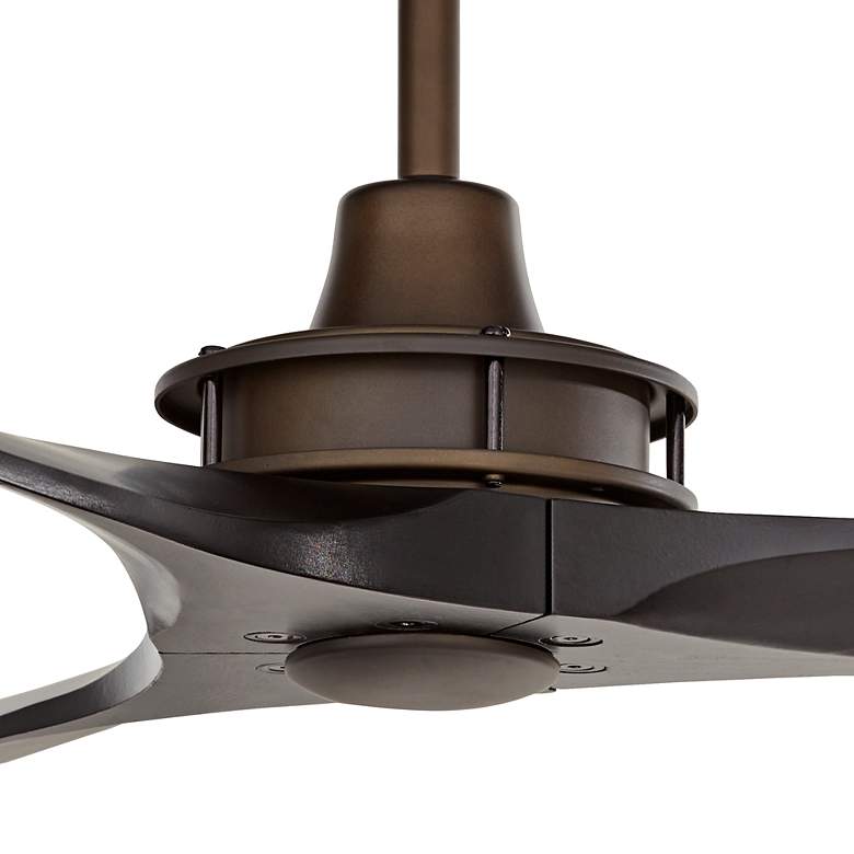 Image 3 52 inch Windspun Oil Rubbed Bronze and Matte Black Ceiling Fan with Remote more views