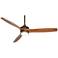 52" Windspun Oil Rubbed Bronze and Walnut LED Ceiling Fan with Remote