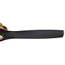 4_52" Windspun Soft Brass and Matte Black Ceiling Fan with Remote more views