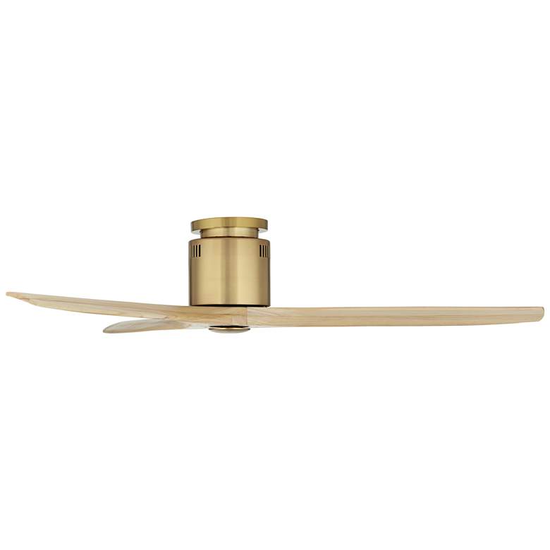 Image 7 52 inch Windspun Soft Brass DC Hugger Ceiling Fan with Remote more views
