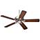 52" Windstar II™ Brushed Nickel Shaded Cherry Ceiling Fan