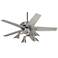 52" Windstar II Silver Retro 5-Light LED Ceiling Fan